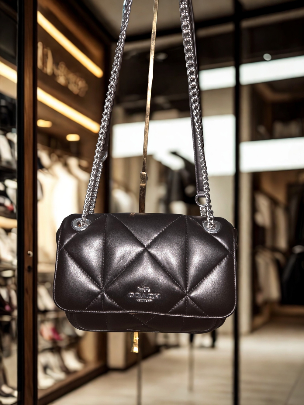 Coach Klare 25 Quilted Leather Shoulderbg